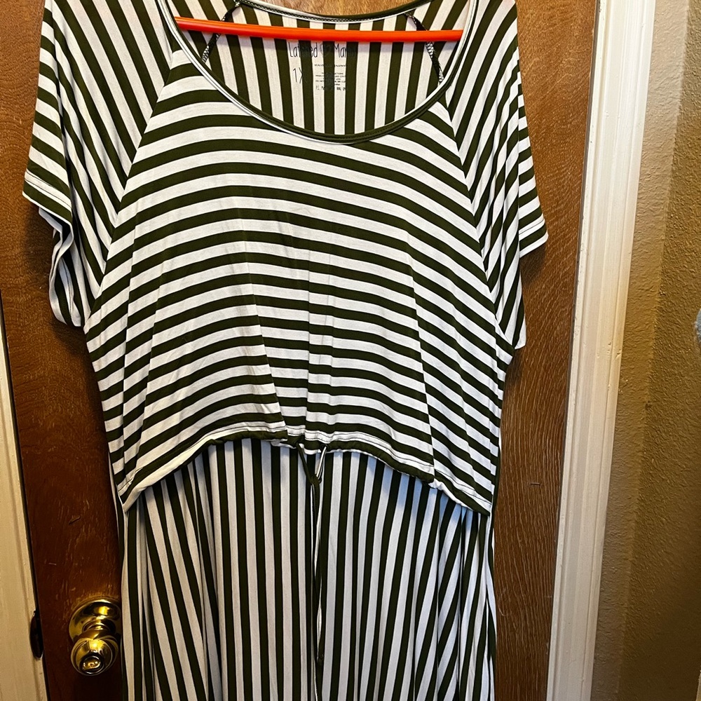 Latched Mama MIDI Drawsting Dress